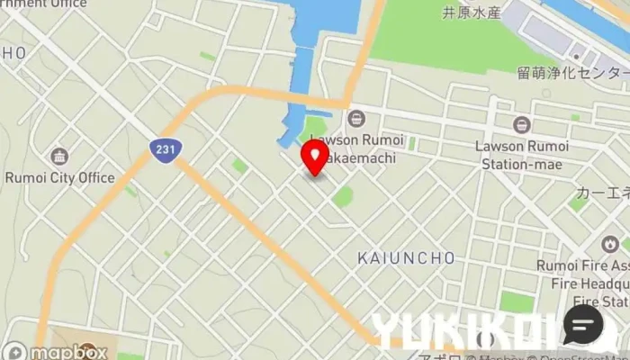 の地図 季節料理と蝦夷前鮨・丸喜 寿司店, 和食店, シーフード・海鮮料理店 で 留萌市