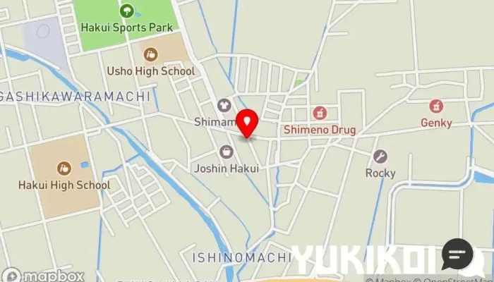 の地図 家系ラーメン大和家 中華料理店 で 羽咋市