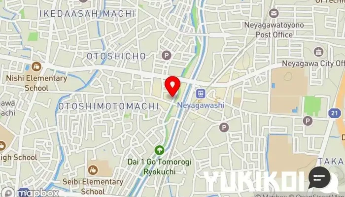 の地図 寝屋川創作酒家 吉利 居酒屋, 中華料理店 で 寝屋川市