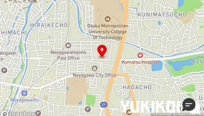 の地図 寝屋川食堂 (まいどおおきに食堂) 定食屋, レストラン で 寝屋川市