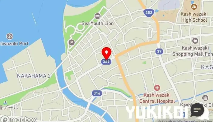 の地図 寿し処 しなのや 寿司店 で 柏崎市