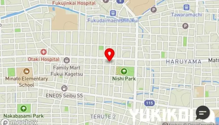 の地図寿司店 寿し吉 en 福井市 の地図 寿し吉 寿司店 で 福井市
