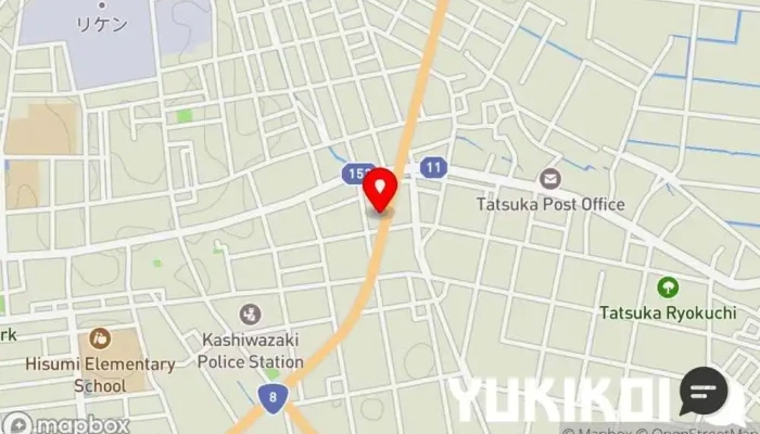 の地図 将軍寿司 寿司店 で 柏崎市