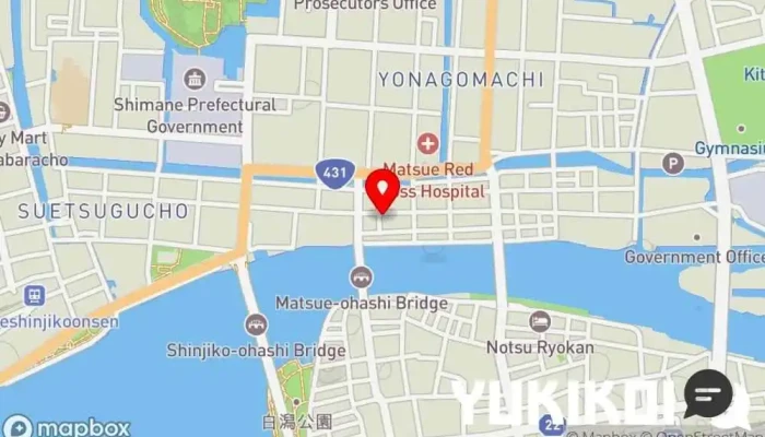 の地図 小料理なかはら 居酒屋, 和食店 で 松江市