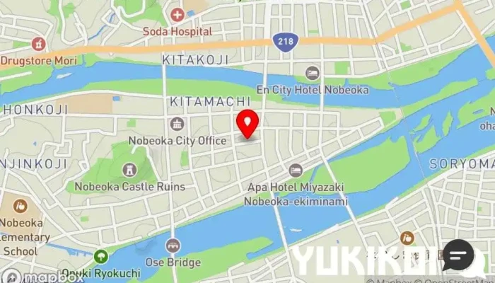 の地図 居酒屋 あいうえお延岡 居酒屋 で 延岡市