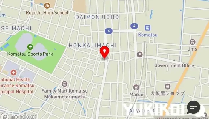 の地図 居酒屋 八角 居酒屋 で 小松市