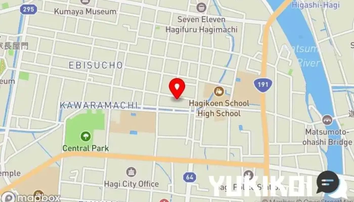 の地図 居酒屋 銀 居酒屋 で 萩市