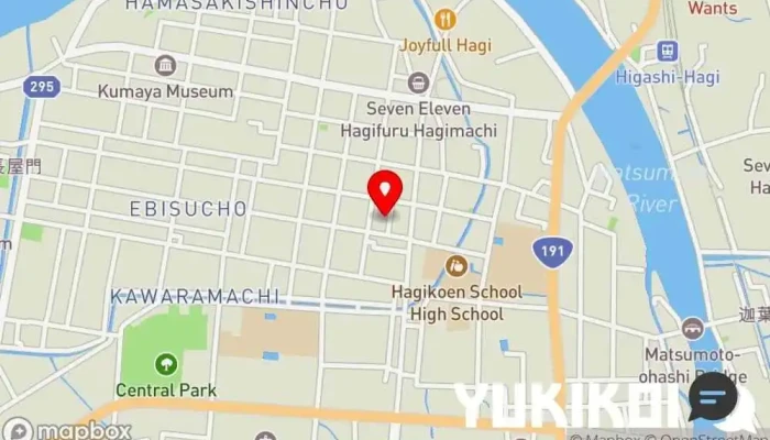 の地図 居酒屋あくせる(AXEL) 居酒屋 で 萩市