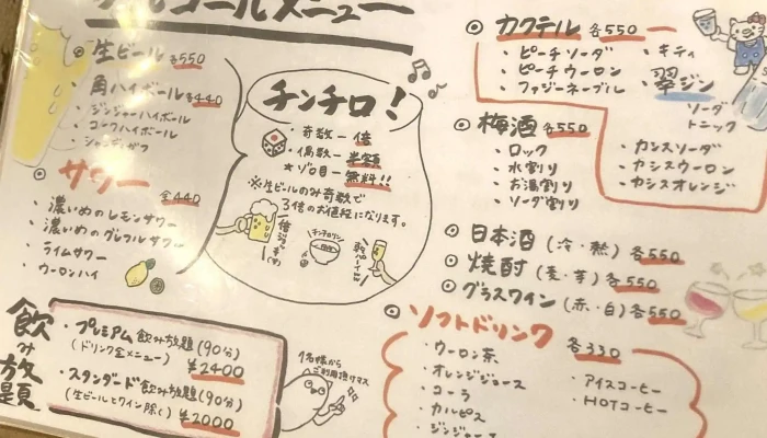 居酒屋たっちゃん家 -  スコア - 草津市