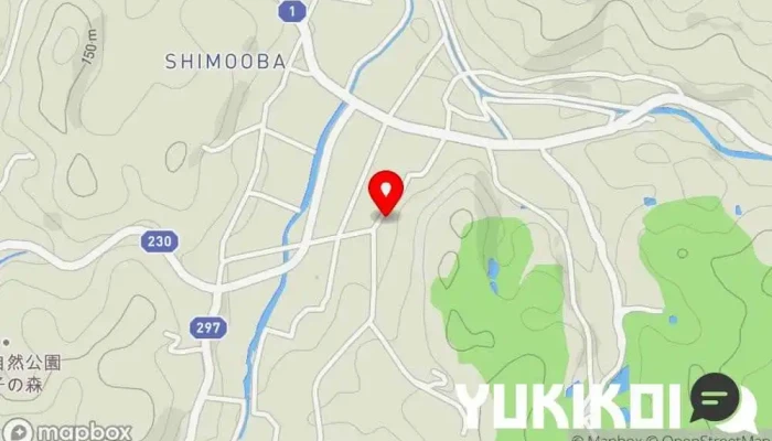 の地図 山楽 和食店, 蕎麦店 で 益子町