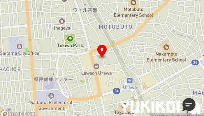 の地図 山猿 和食店 で さいたま市