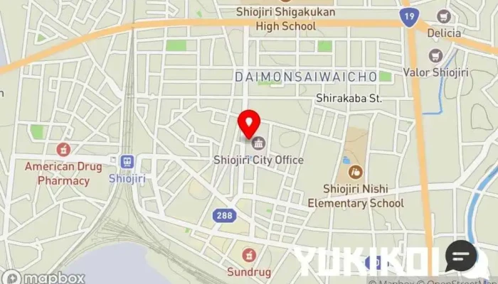 の地図 市民ふれあい食堂_レストラン レストラン で 塩尻市