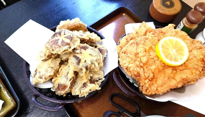 庵古堂 -  から揚げ - 吉岡町