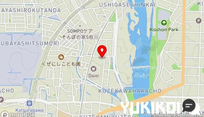 の地図 手づくりハンバーグの店 とくら 桂本店 日本式洋食レストラン, 洋食レストラン で 京都市
