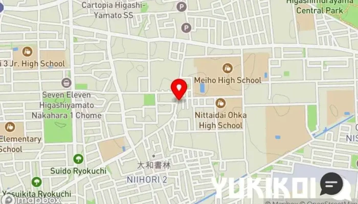 の地図 手打ちうどん こげら うどん屋 で 東村山市