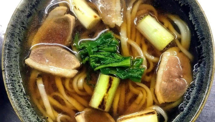 手打ちそば うえの -  スープ - 益子町