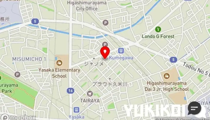の地図 政寿し 寿司店 で 東村山市