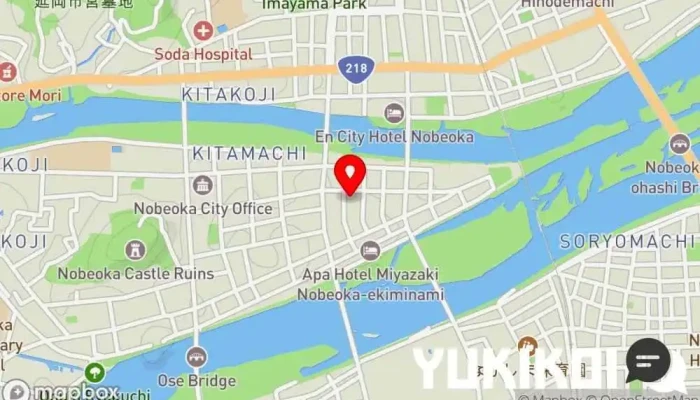 の地図 政屋 居酒屋 で 延岡市