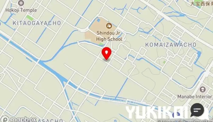の地図 料亭 魚数 会席・懐石料理店, 仕出し・ケータリング, 京都風日本料理店, テイクアウト で 草津市