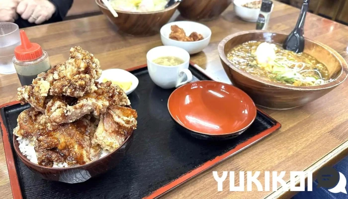 新宝来軒 -  から揚げ - 芦別市