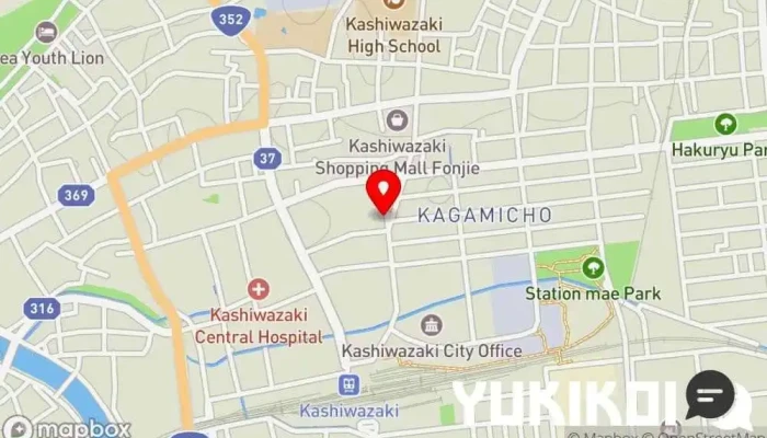 の地図 日の出寿司 寿司店 で 柏崎市