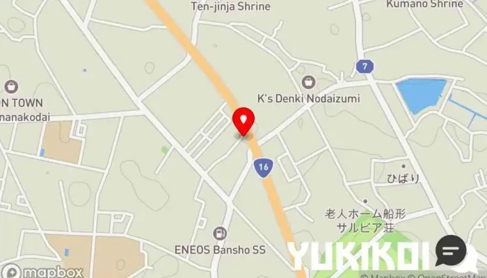 の地図 日乃屋カレー野田店 カレー店, レストラン で 野田市