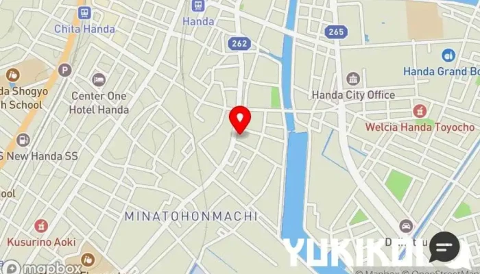 の地図 日本料理 が楽 和食店 で 半田市