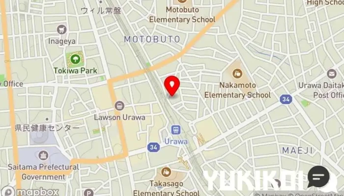 の地図 日本料理 和彩 よね田 会席・懐石料理店, レストラン で さいたま市