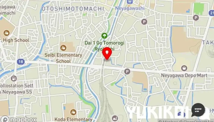 の地図 日本料理 猩々 寝屋川 和食店 で 寝屋川市