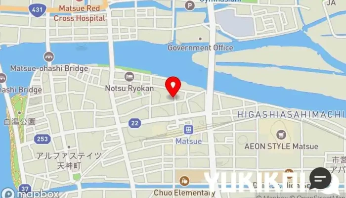 の地図 日本海の幸 漁火 居酒屋, シーフード・海鮮料理店 で 松江市