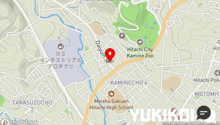 の地図 日立食堂 定食屋 で 日立市
