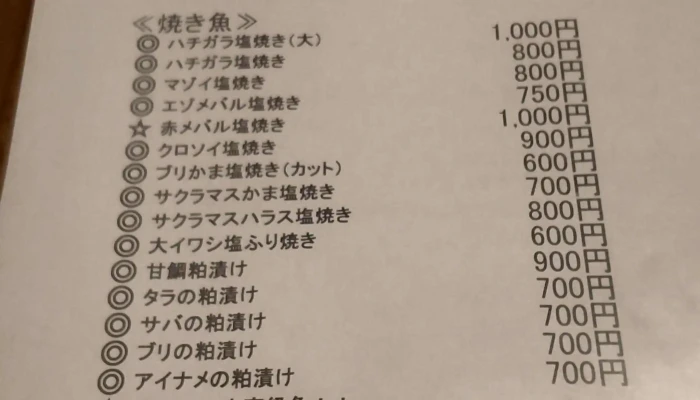 旬味 鹿六 -  番号 - 函館市