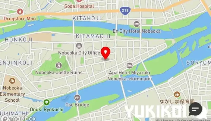 の地図 旬菜 ゆるり家 居酒屋 で 延岡市