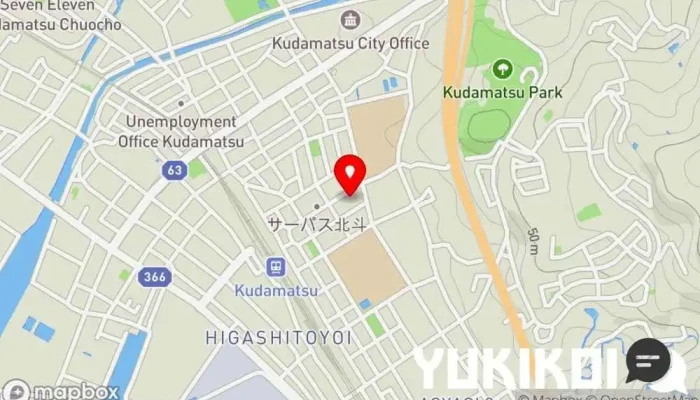 の地図 旬菜ダイニング 杏's～ANZU～ レストラン で 下松市