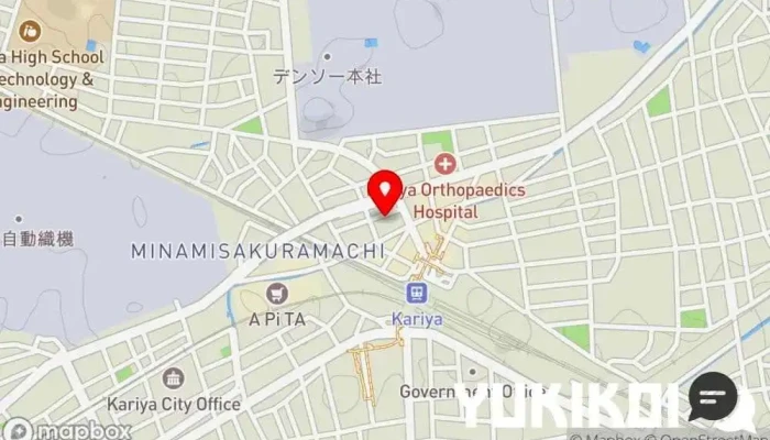 の地図 旬菜料理 炭焼 こなす 和食店 で 刈谷市