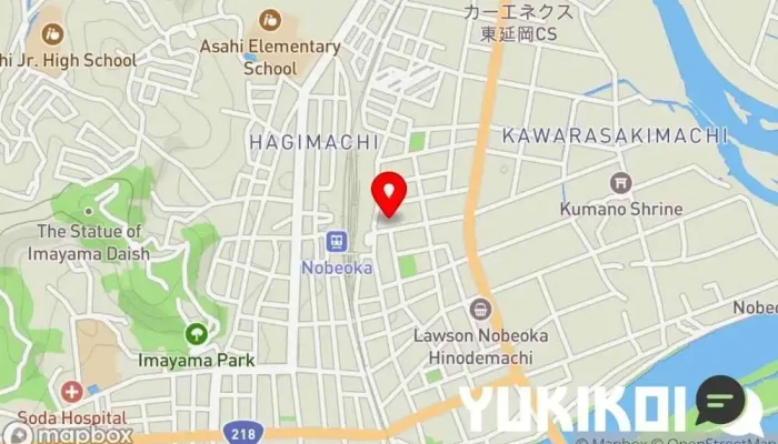 の地図 旬魚旬彩 うどう 居酒屋 で 延岡市
