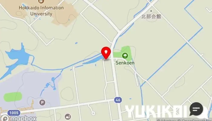 の地図 明珠酒家 中華料理店 で 江別市