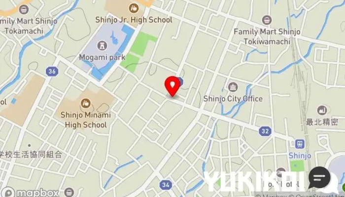 の地図 昭和食堂 中華料理店 で 新庄市