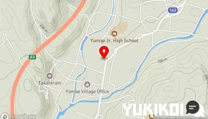 の地図 時代の駅むらやくば 定食屋 で 山江村