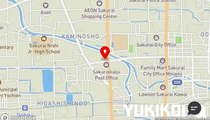 の地図 晋州亭 焼肉店, 韓国料理店 で 桜井市