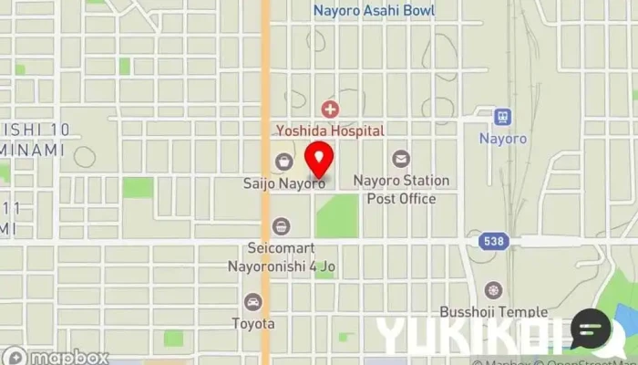 の地図 最強スープカリーブッダ カレー店 で 名寄市