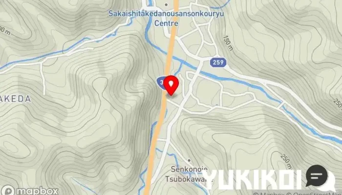 の地図 (有)谷口屋 豆腐料理店, 和食店, レストラン, 土産物店 で 坂井市