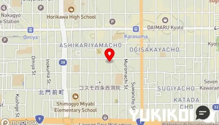 の地図 木乃婦 会席・懐石料理店, 仕出し・ケータリング で 京都市