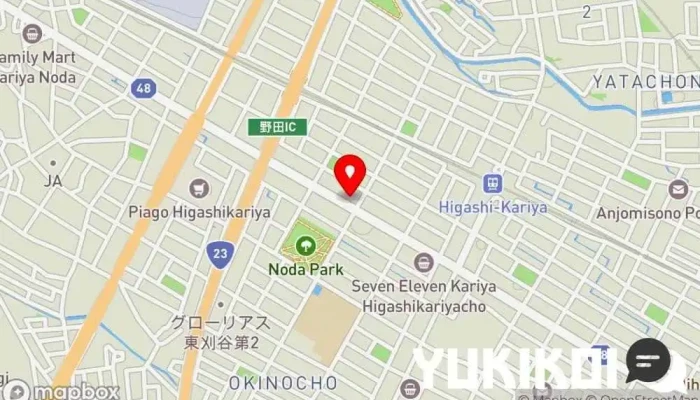 の地図 木曽路 東刈谷店 しゃぶしゃぶレストラン, すき焼き/しゃぶしゃぶ店 で 刈谷市