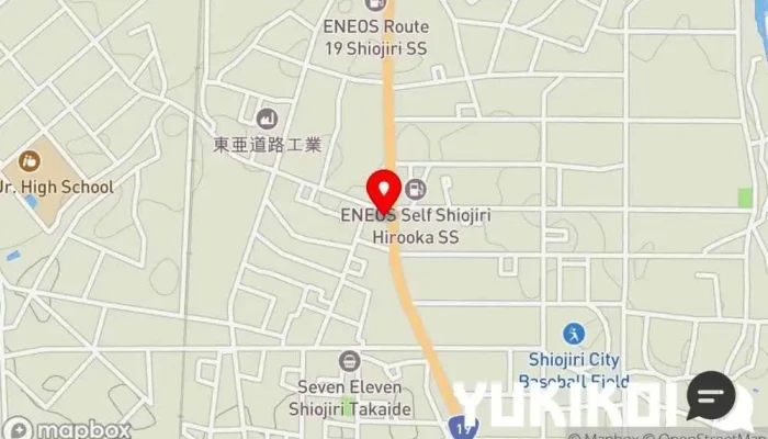 の地図 来来亭塩尻店 ラーメン屋 で 塩尻市