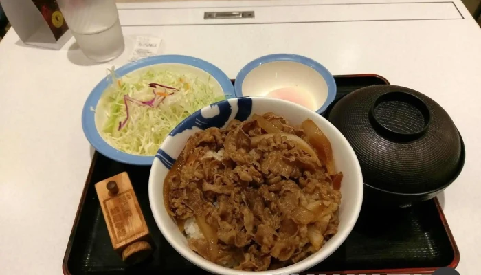 松屋 久米川店 -  牛丼 - 東村山市