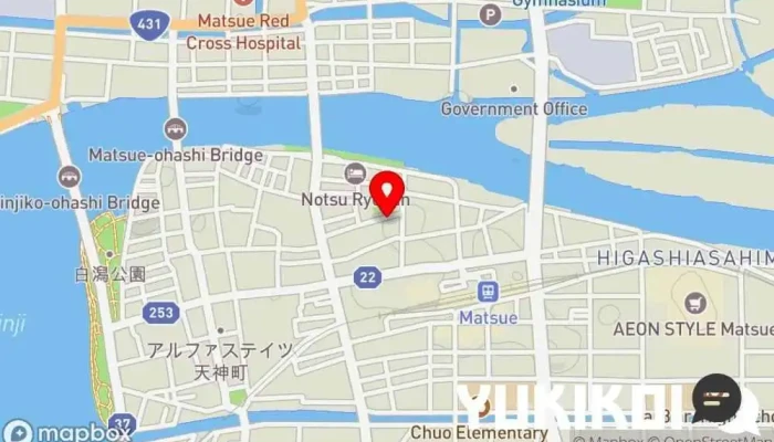 の地図 松江海鮮居酒屋 鮨 主水 寿司店, 居酒屋, 和食店, レストラン, シーフード・海鮮料理店 で 松江市