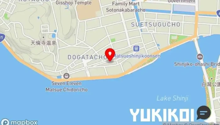 の地図 松江鮨 徳さん 寿司店 で 松江市千鳥町
