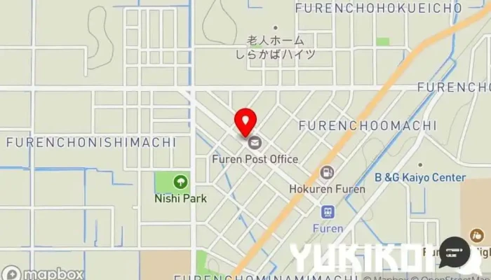 の地図 松葉屋食堂 定食屋 で 名寄市