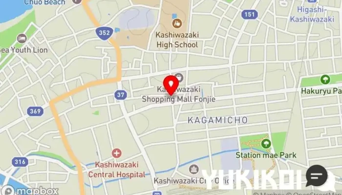 の地図 柏崎韓国居酒屋 なっちゃん 居酒屋 で 柏崎市